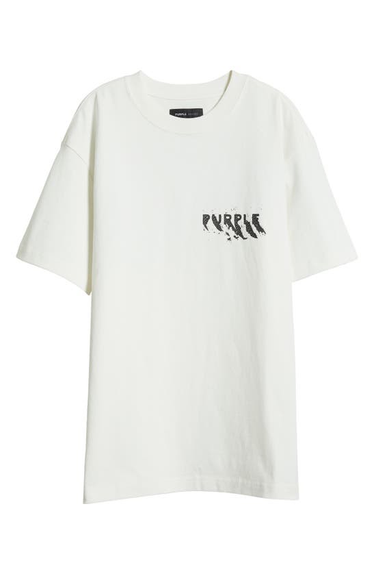 Shop Purple Brand Oversize Heavyweight Graphic T-shirt In White