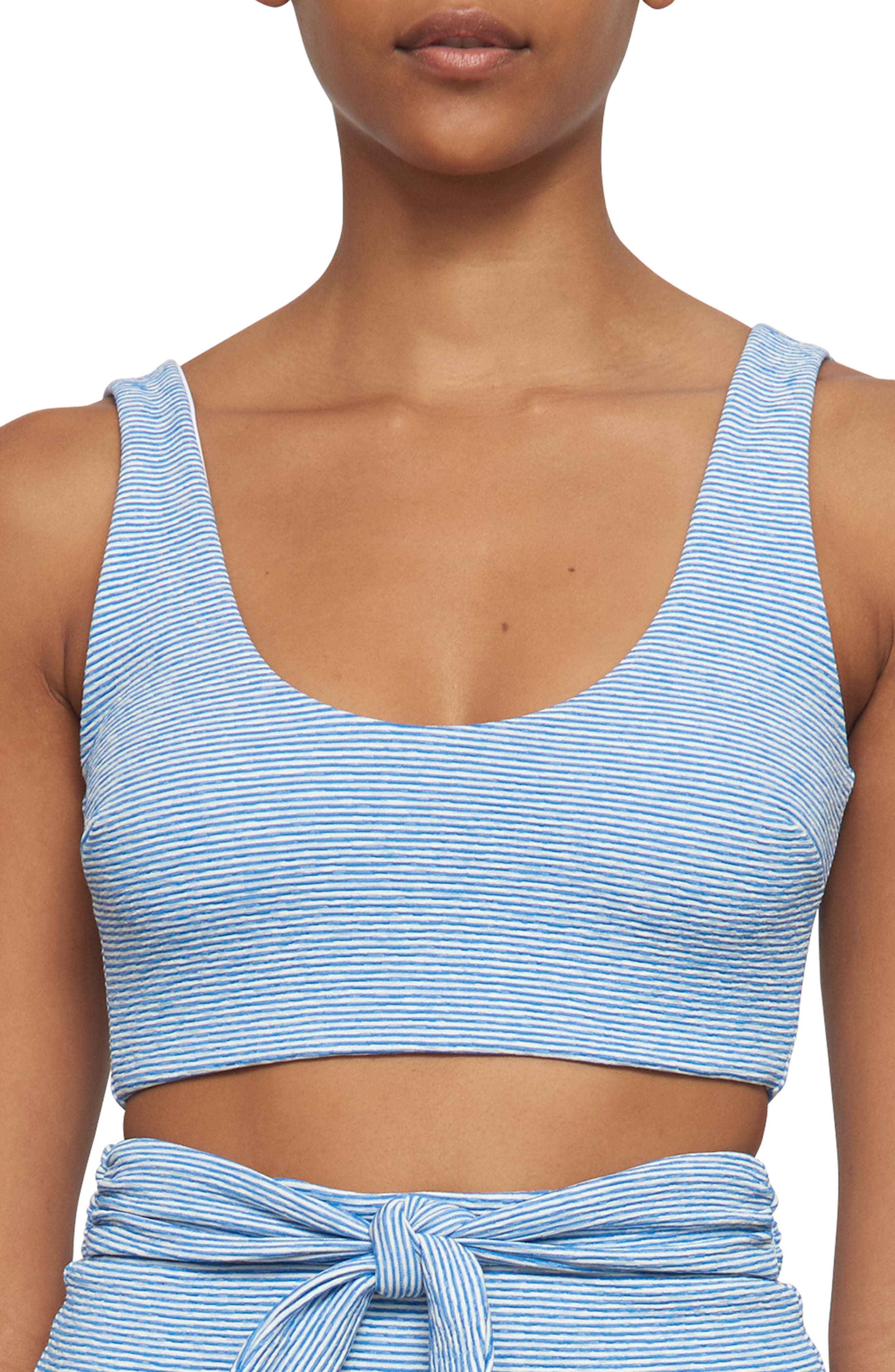Mara Hoffman Lira Check Bikini Top