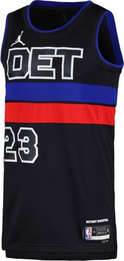 Unisex Jordan Brand Jaden Ivey Black Detroit Pistons Swingman Jersey - Statement Edition Size: Extra Large