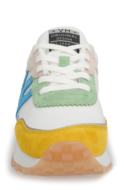 Shop Vintage Havana Cosmic Sneaker In Mustard/blue/mint Multi