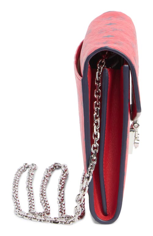 Mcm Tracy Visetos Wallet On A Chain In Candy Red