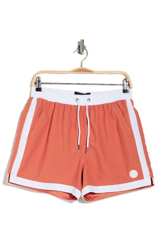 Shop Native Youth Volley Swim Trunks In Coral