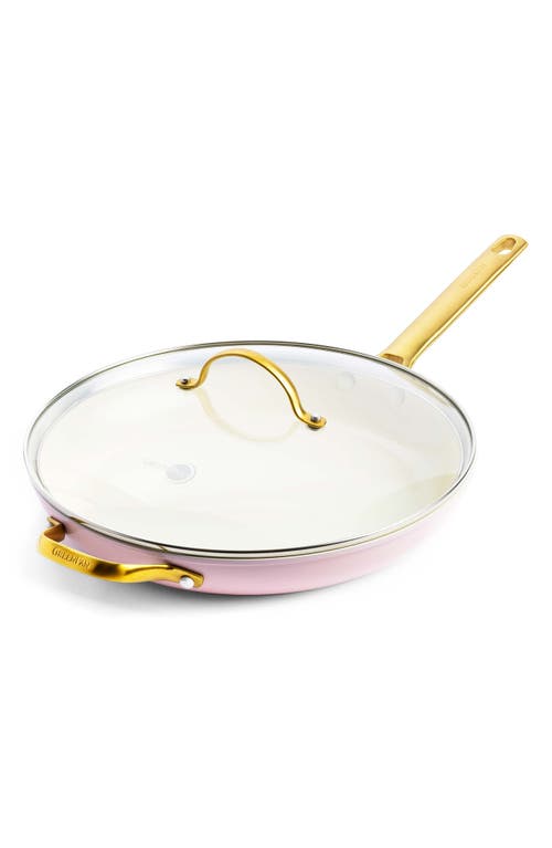 GreenPan Reserve Ceramic Nonstick Covered Frying Pan in Blush