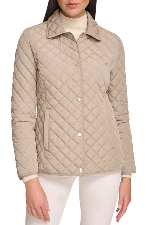 Quilted Water-Resistant Short Jacket