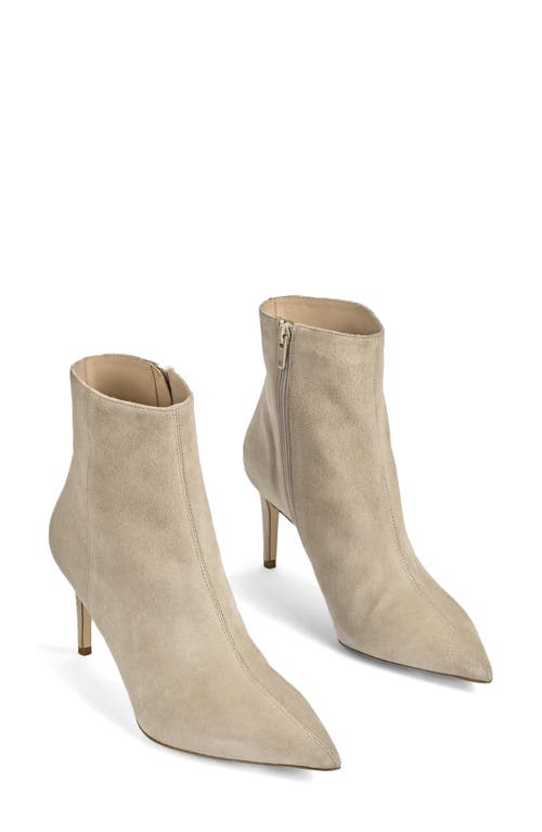 Shop Lk Bennett Aster Stiletto Bootie In Light Taupe