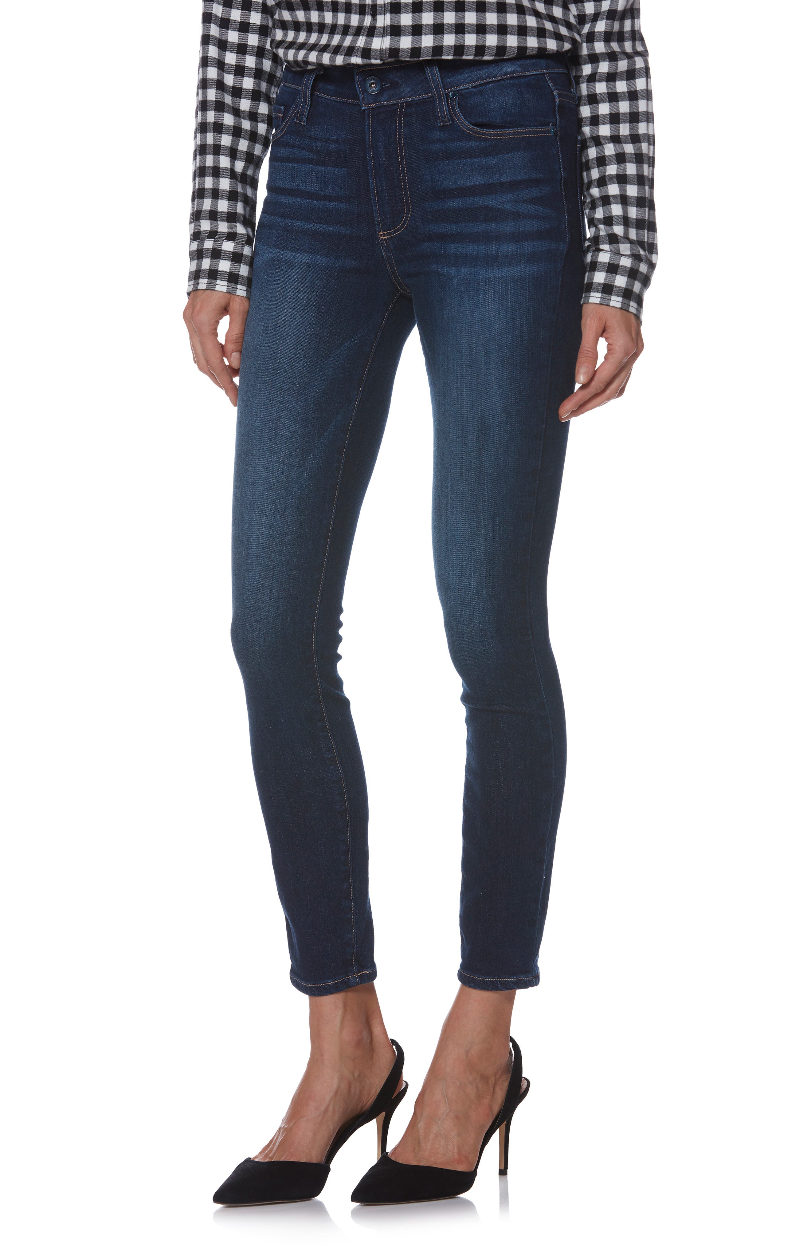 PAIGE Transcend Vintage Hoxton High Waist Ankle Skinny Jeans