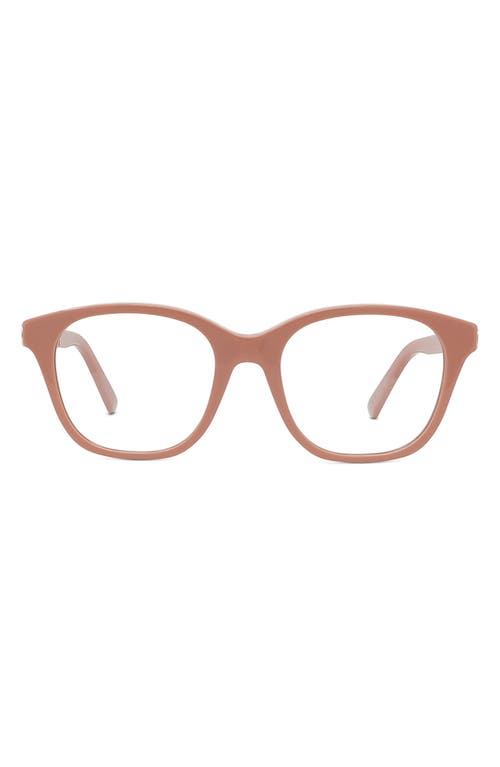 DIOR Montaigne 50mm Optical Glasses in Shiny Pink/Clear