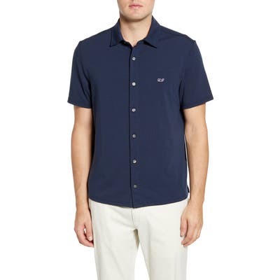 Vineyard Vines Edgartown Knit Short Sleeve Shirt, Blue