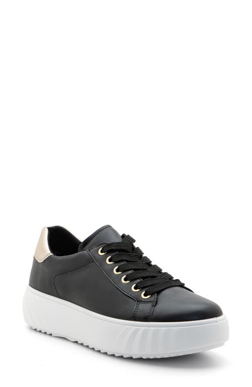 Shop Ara Mikky Platform Sneaker In Black W Platinum