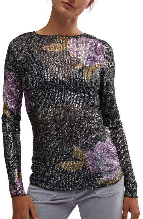 FREE PEOPLE FREE PEOPLE GOLD RUSH SEQUIN TOP 