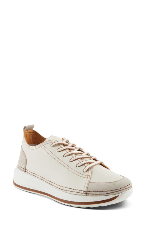 Spring Step Angolan Sneaker In Bone