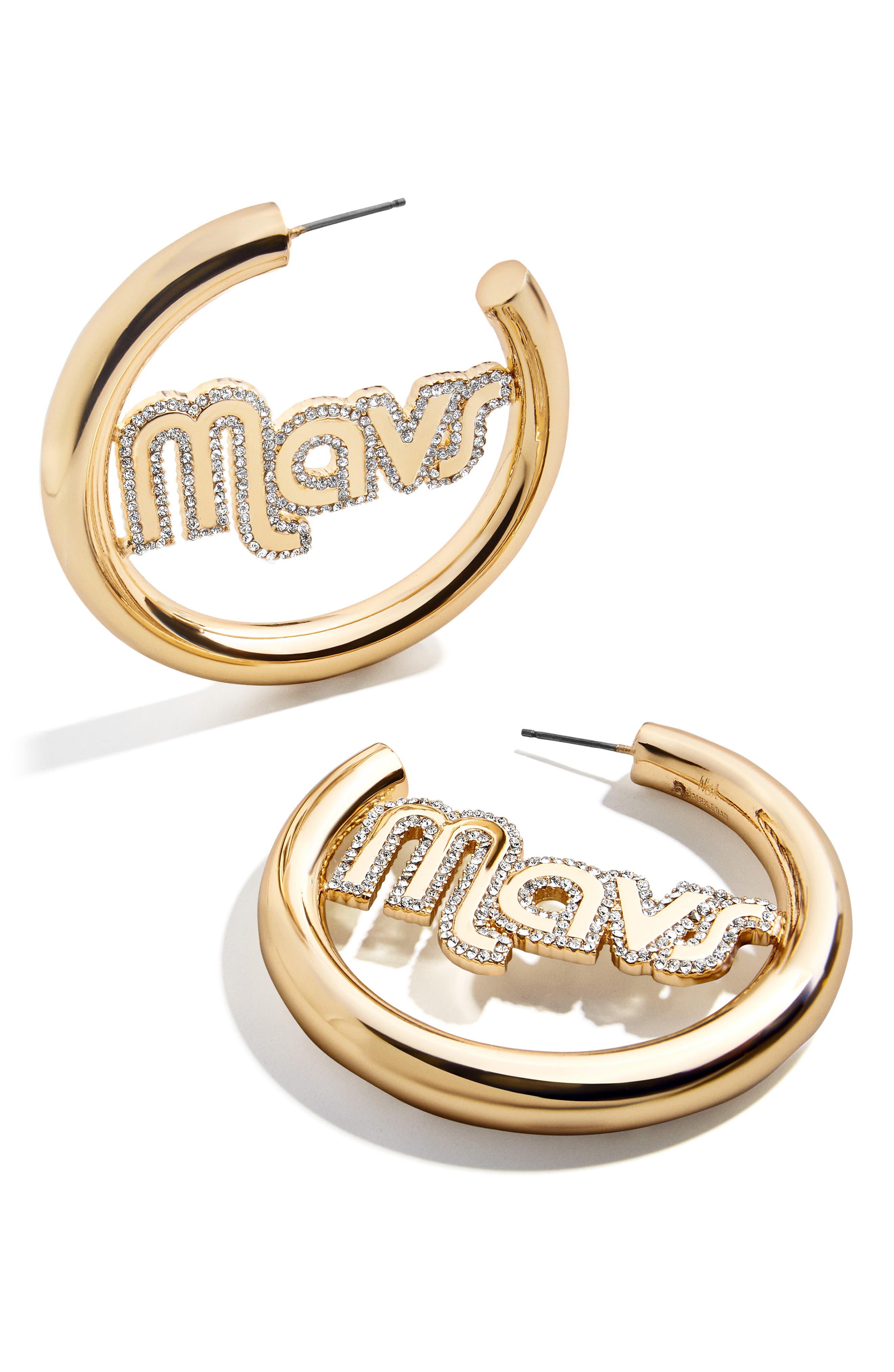 Mi Amore AB Finish Antiqued Hoop-Earrings Bronze-Tone & Red