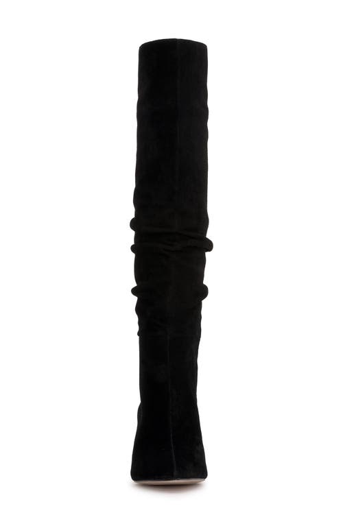 Jessica Simpson Naevy Slouch Pointed Toe Knee High Boot In Black