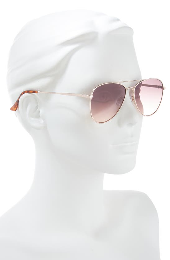 Shop Bp. 55mm Gradient Aviator Sunglasses In Goldrown