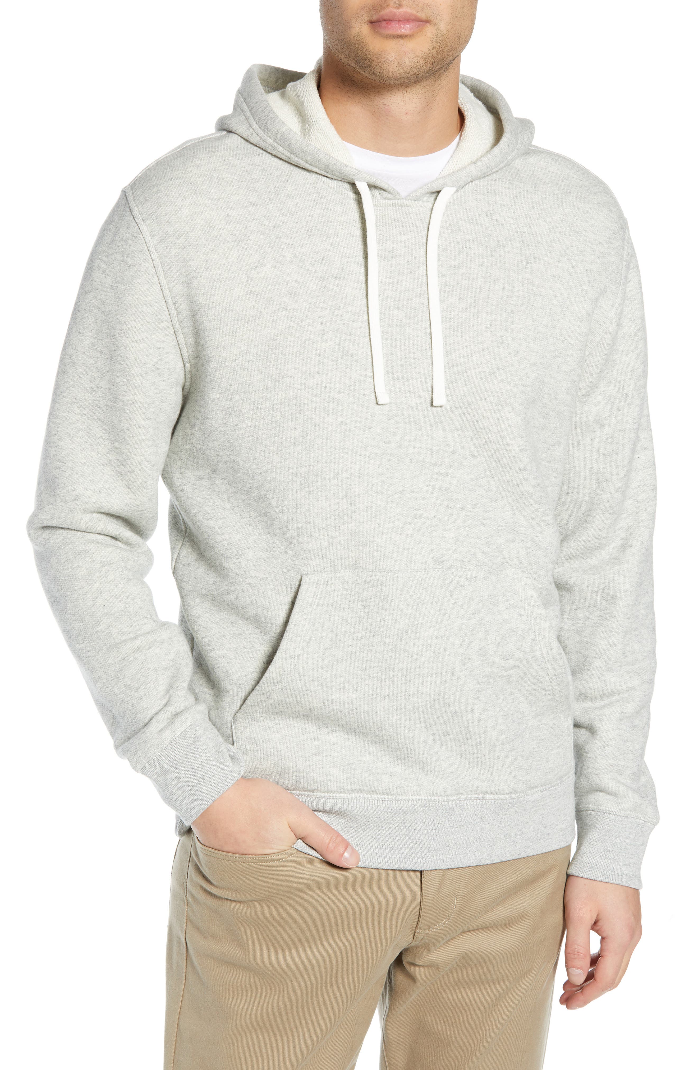slim fit pullover hoodie