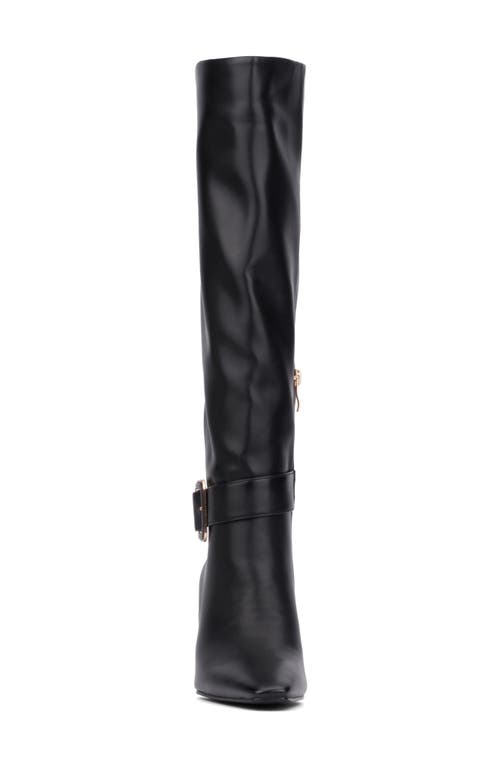 Torgeis Tall Belt Boot In Black