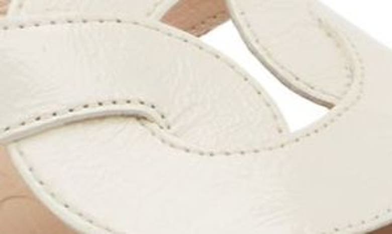 Shop Wonders Leather Slide Sandal In Menorca Off White