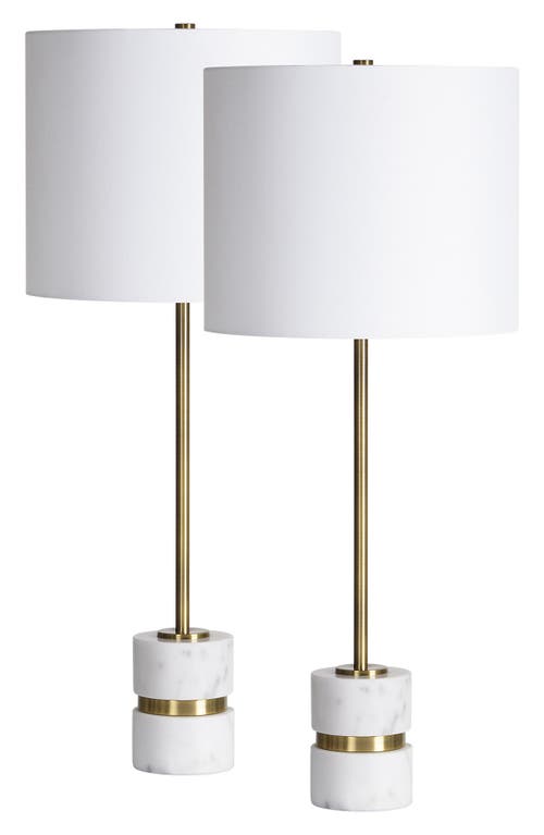 Renwil Talulla Set of 2 Table Lamps in Antique Brushed Brass at Nordstrom