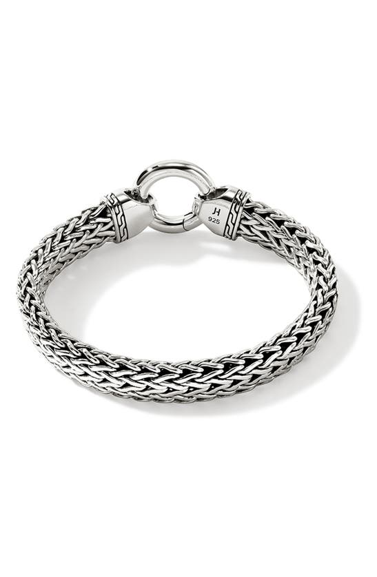 Shop John Hardy Flat Chain Bracelet In Silver