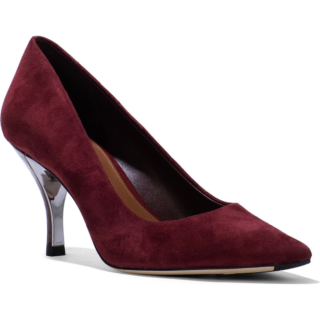 Donald Pliner Elexa Pointed Toe Pump In Cherry