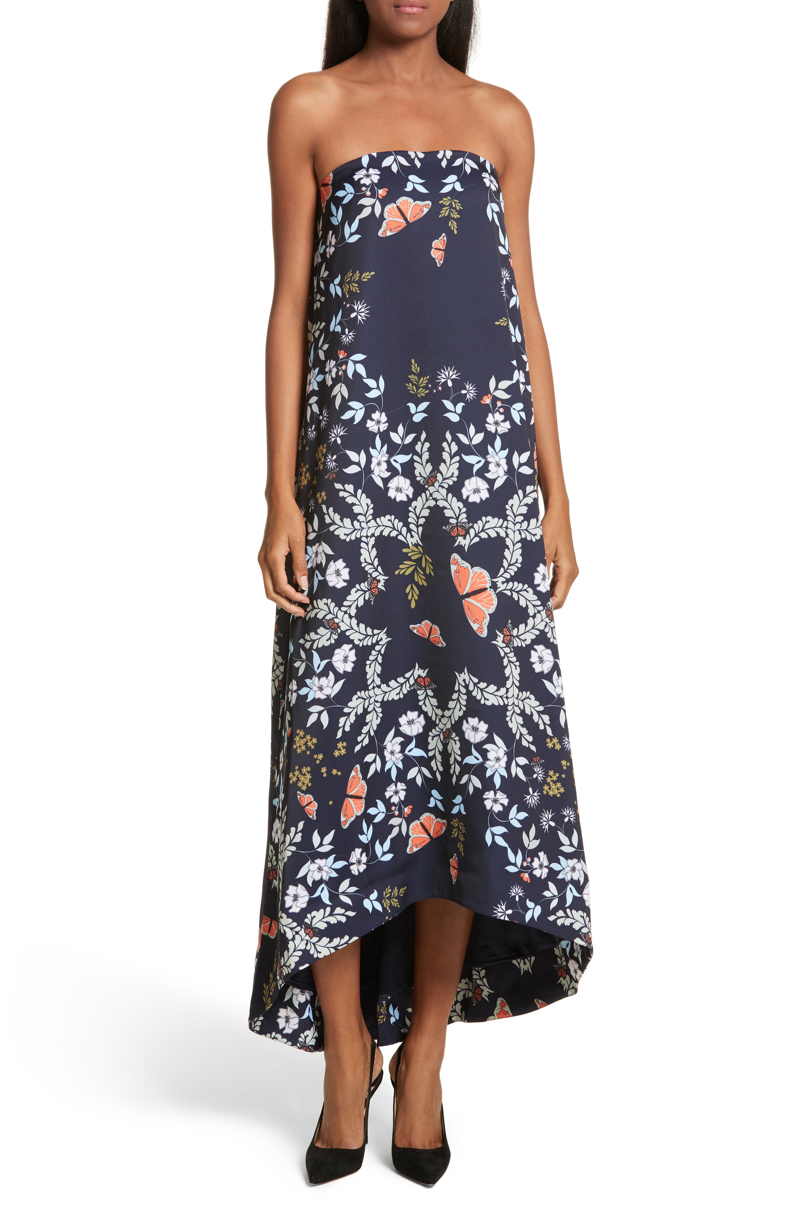 ted baker strapless dress