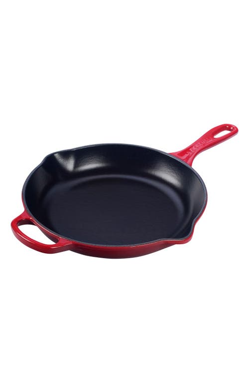 Le Creuset Signature Handle /4 Inch Enamel Cast Iron Skillet in Cherry at Nordstrom