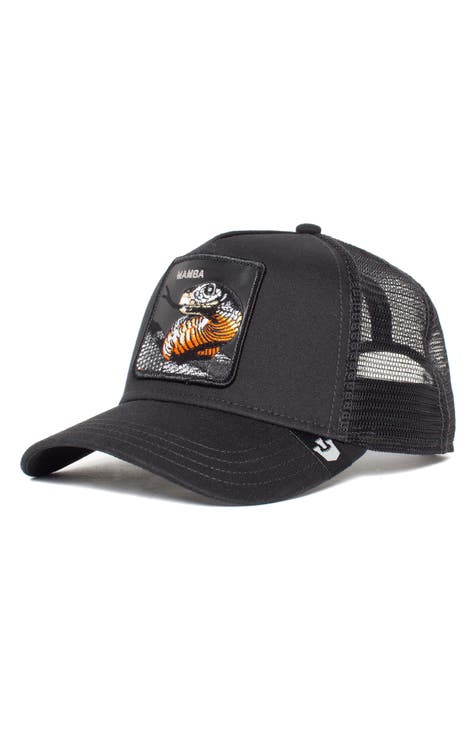 Supreme Trimmer Hat - Black Hat, White Logo Golf/Baseball Style
