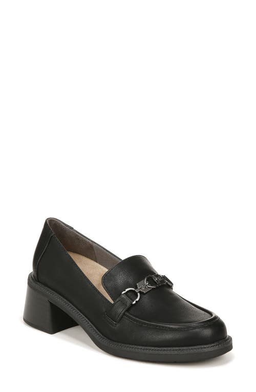 Dr. Scholl's Rate Up Block Heel Bit Loafer in Black