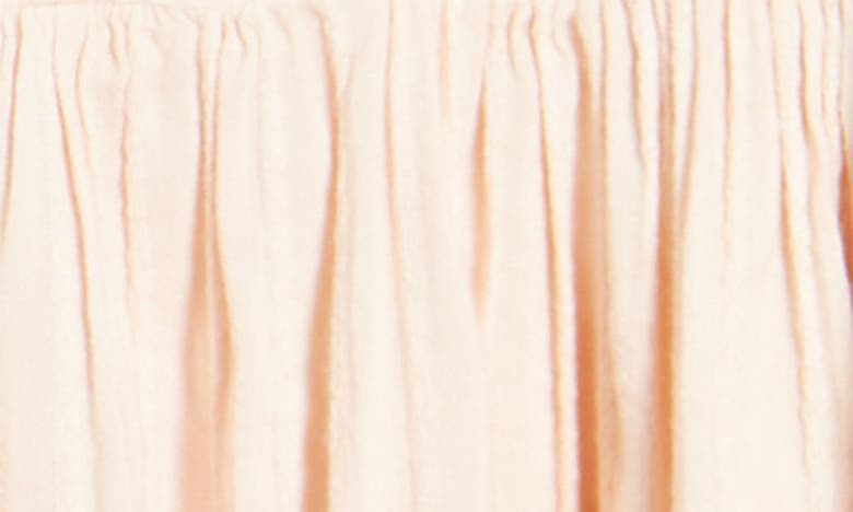 Lucky Brand Lace Yoke Cotton Blend Tunic In Peach Whip