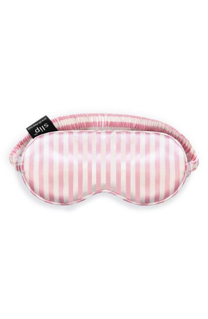 Image of SLIP FOR BEAUTY SLEEP Silk Sleep Mask - Pink Stripe