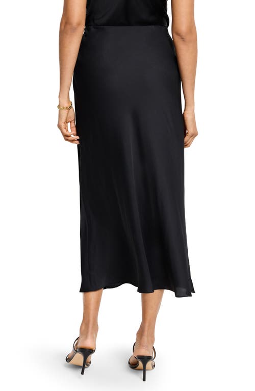 Shop Nic + Zoe Nic+zoe Social Edit Crepe Skirt In Black Onyx