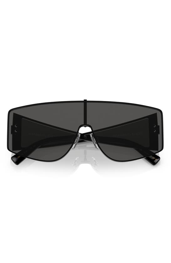 Shop Dolce & Gabbana Shield Sunglasses In Black