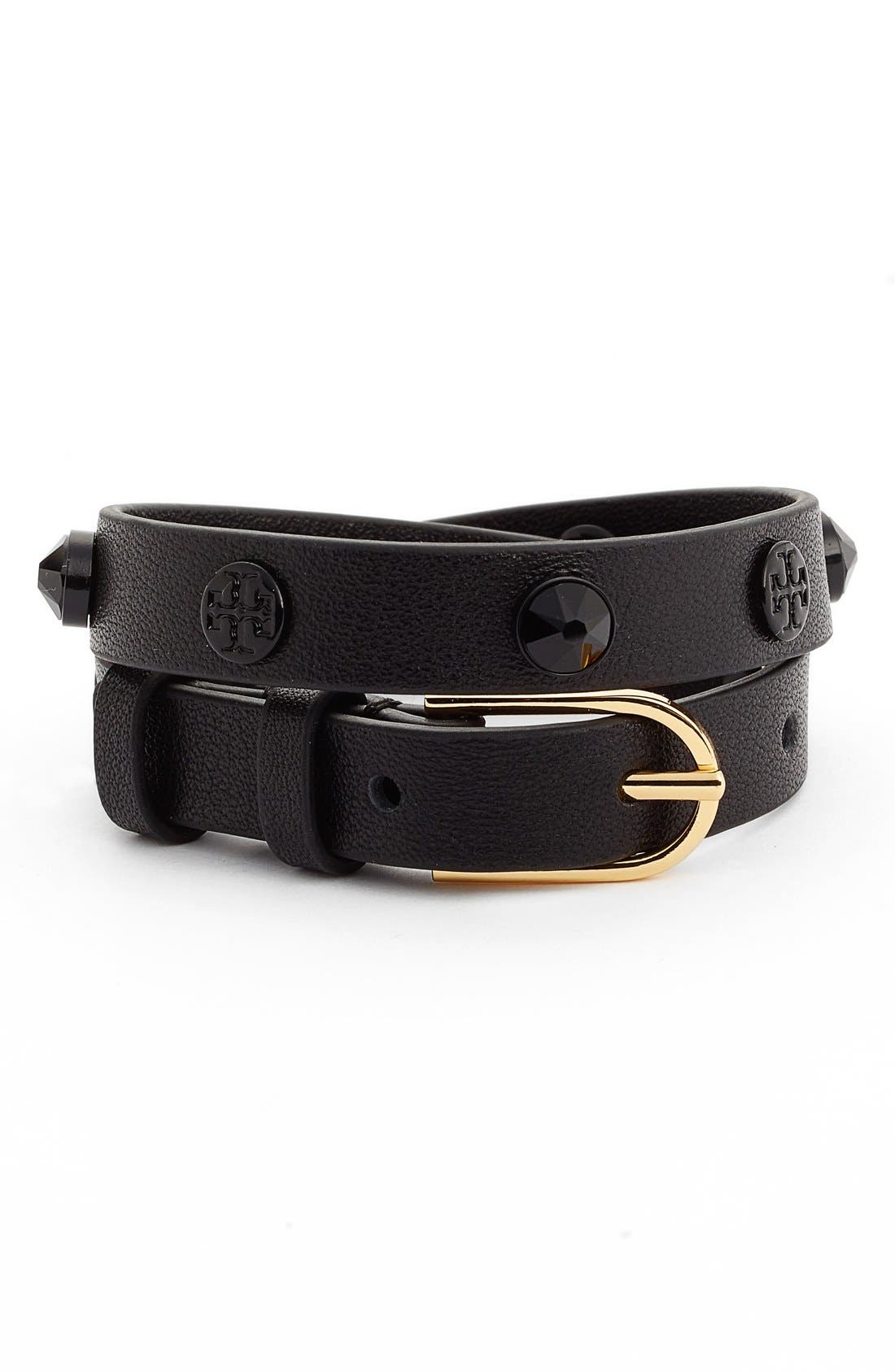 Tory Burch Leather Wrap Bracelet Nordstrom