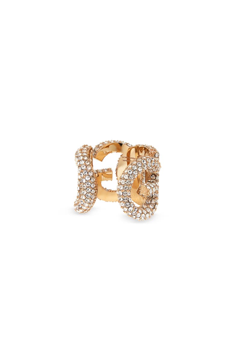 Dolce&Gabbana Crystal Embellished DG Logo Ear Cuff | Nordstrom