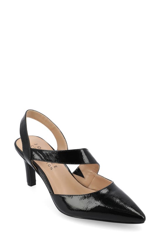 Shop Journee Collection Scarlett Pointed Toe Pump In Black