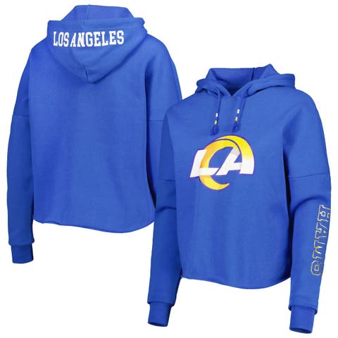 Indianapolis Colts New Era Women's Foil Sleeve Pullover Hoodie