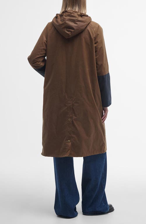 Barbour Carolyn Waxed Cotton Jacket In Tan/dress Tartan