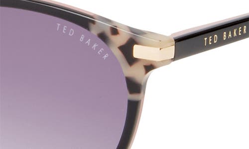 Ted Baker London 52mm Round Sunglasses In Black