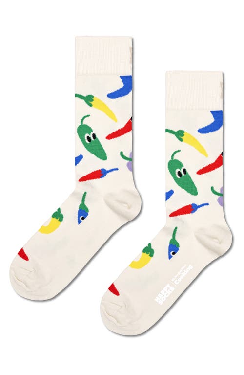 Happy Socks X Nyt Cooking Hothead & Funguy Socks Gift Set In Beige/brown