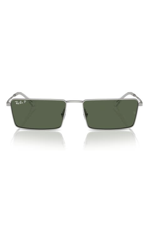 Emy 56mm Rectangular Sunglasses