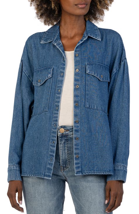 Louella Denim Button-Up Shirt