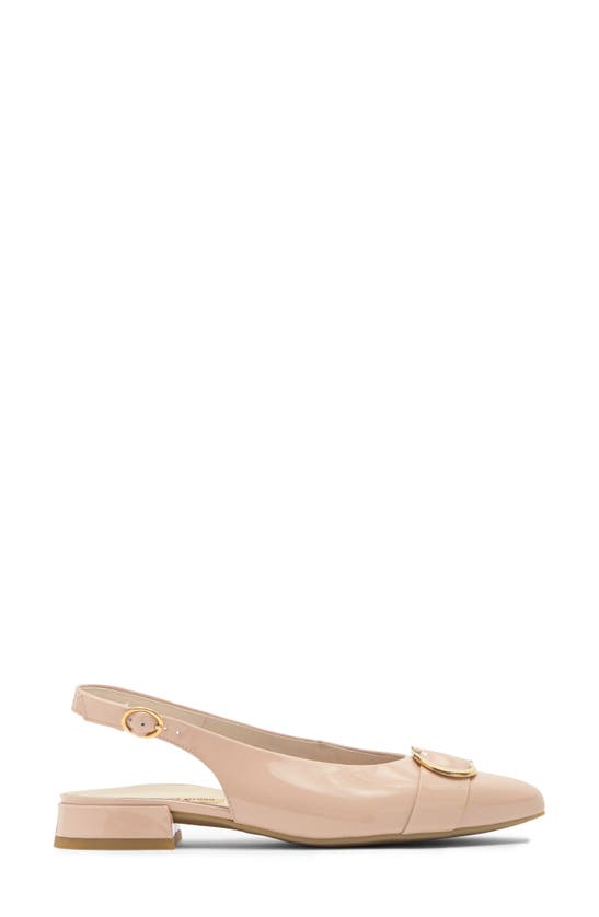 Shop Paul Green Tara Slingback Pointed Toe Pump In Frappe Soft Patent