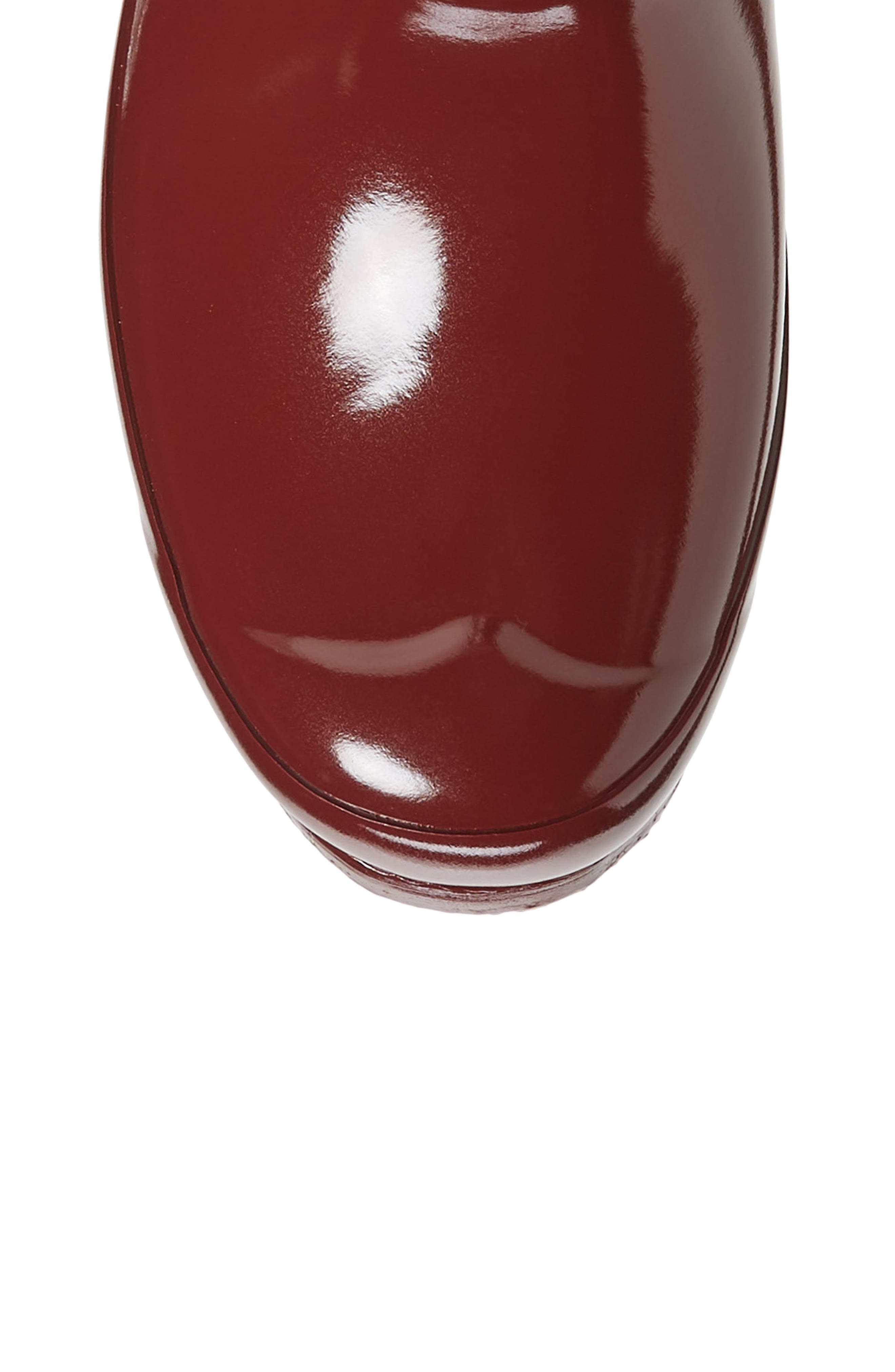 HUNTER,
                            Original Short Adjustable Back Gloss Waterproof Rain Boot,
                            Alternate thumbnail 22, color,
                            605