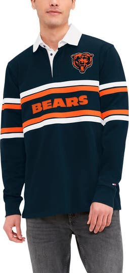 Chicago bears long discount sleeve polo shirt