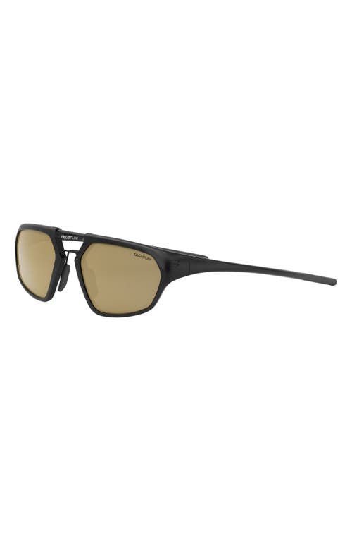 TAG HEUER TAG HEUER LINE 55MM POLARIZED GEOMETRIC SUNGLASSES
