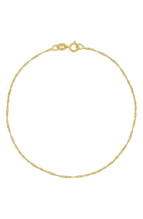 Shop Bony Levy 14k Gold Twist Chain Bracelet In 14k Yellow Gold