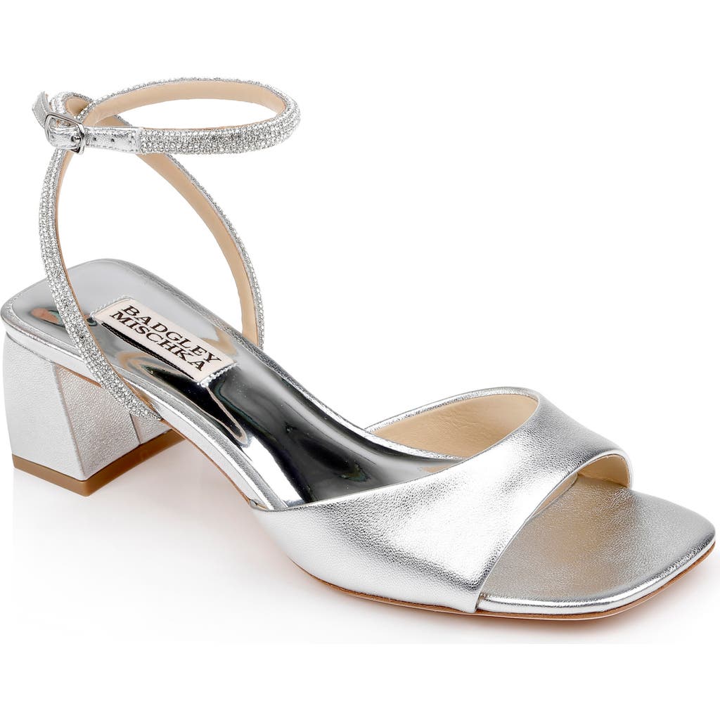 Shop Badgley Mischka Collection Infinity Ii Sandal In Silver