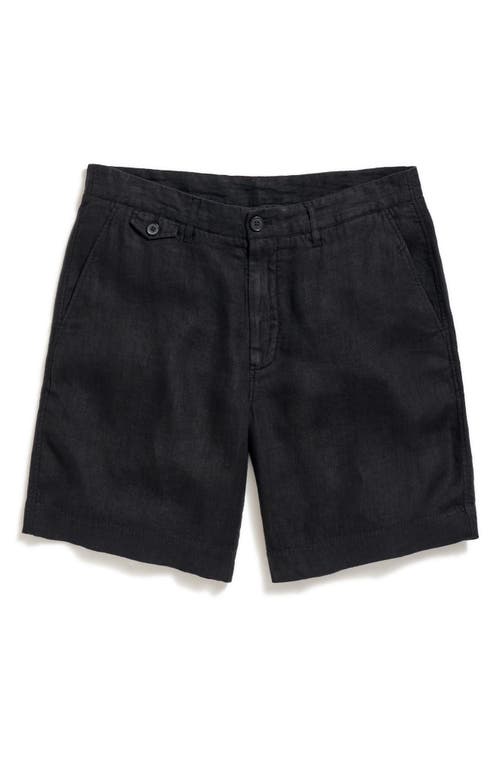 Billy Reid Moore Flat Front Linen Shorts at Nordstrom,