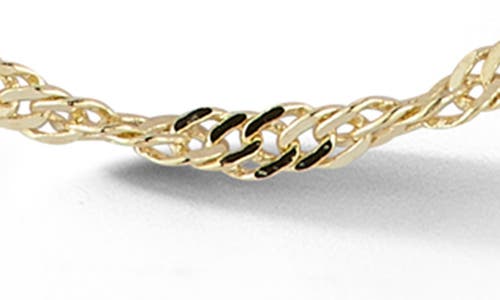 Ember Fine Jewelry 14k Gold Singapore Chain Necklace In Gold