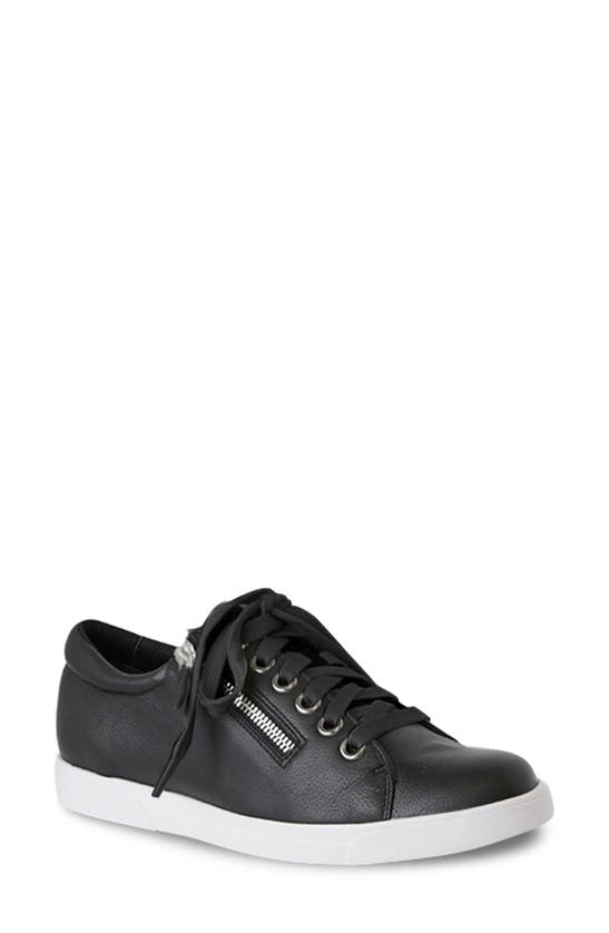 Shop Munro Jamie Zip Sneaker In Black